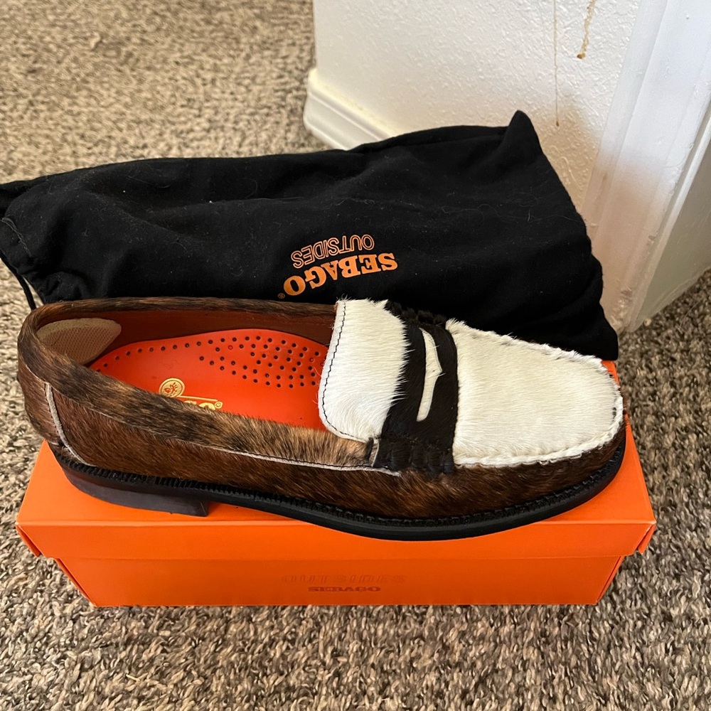 Sebago Men's Brown and Cream Loafers